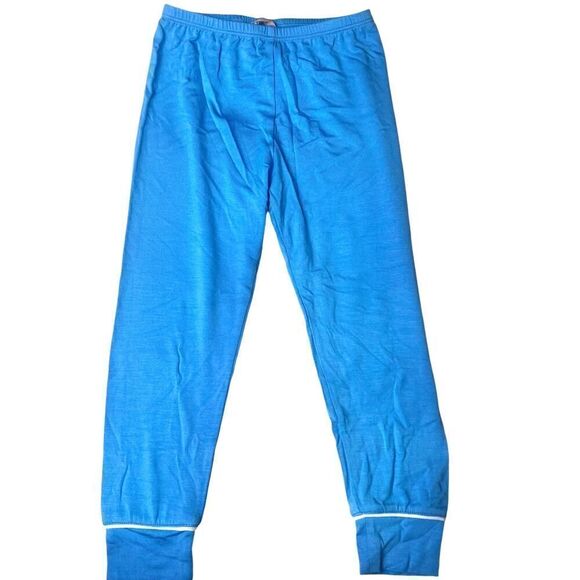 NWOT Eberjey Kids Tencel Modal Unisex Long PJ Pants Blue Sz 4 - Picture 1 of 5